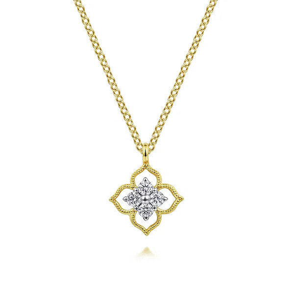 Floral Diamond Necklace