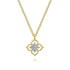 Floral Diamond Necklace